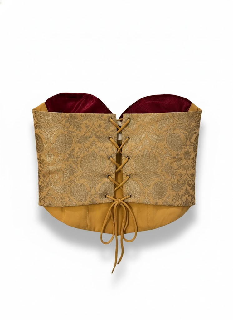 BANARASI BROCADE & SATIN CORSET