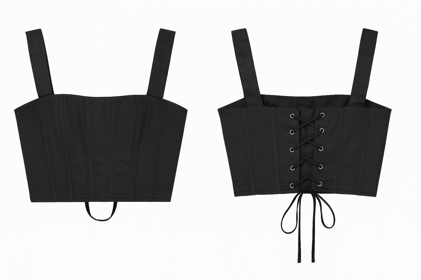SOFT SATIN SILK CORSET