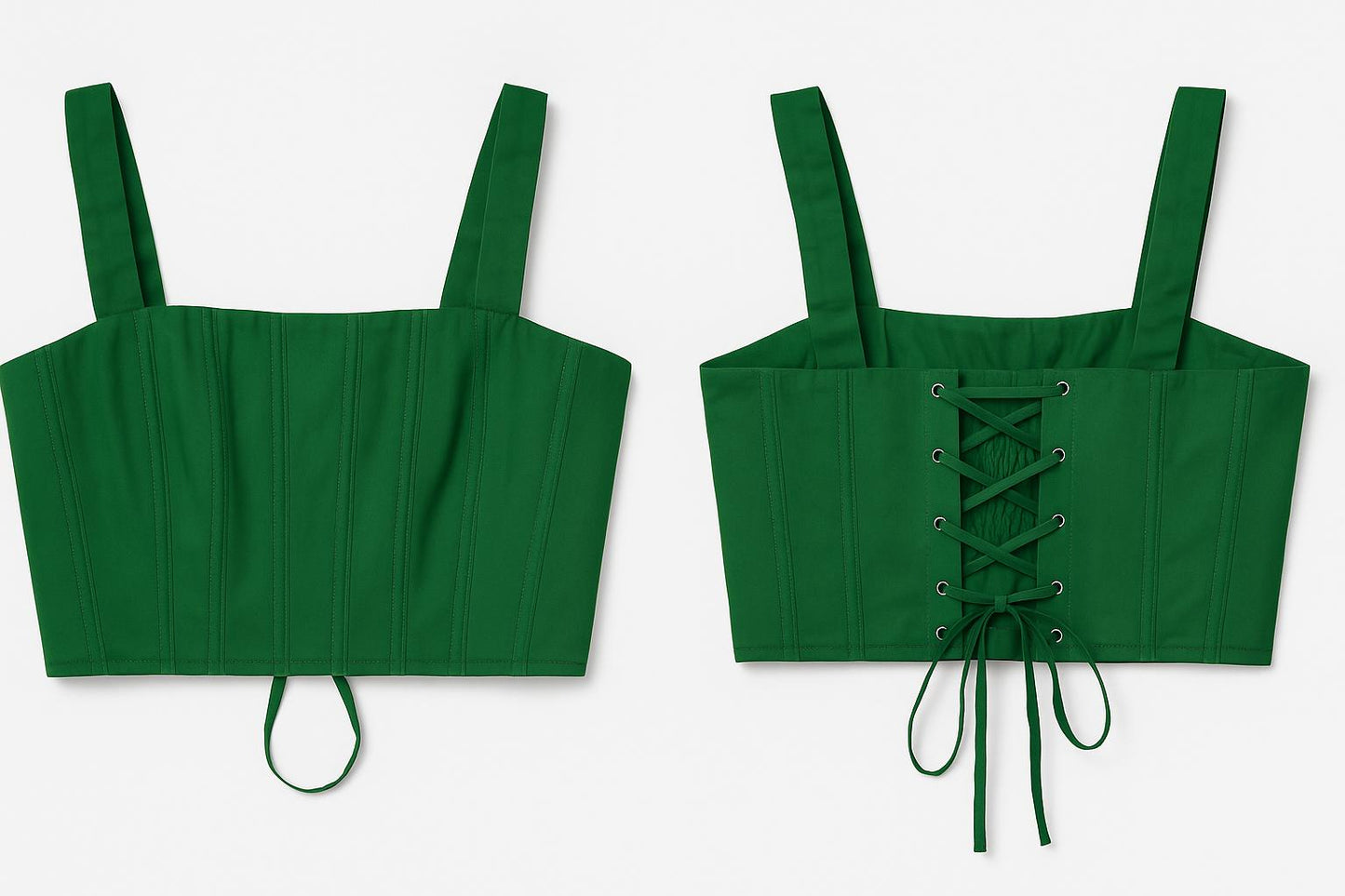 SOFT SATIN SILK CORSET