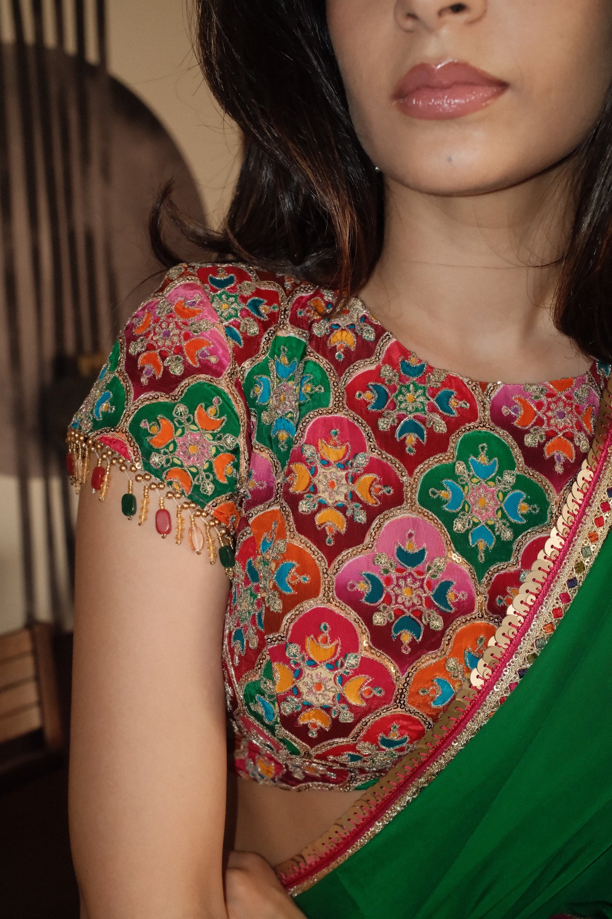 THE COLOUR MOSAIC BLOUSE