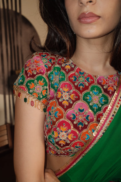THE COLOUR MOSAIC BLOUSE