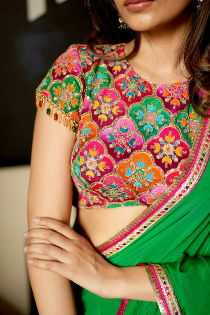 THE COLOUR MOSAIC BLOUSE
