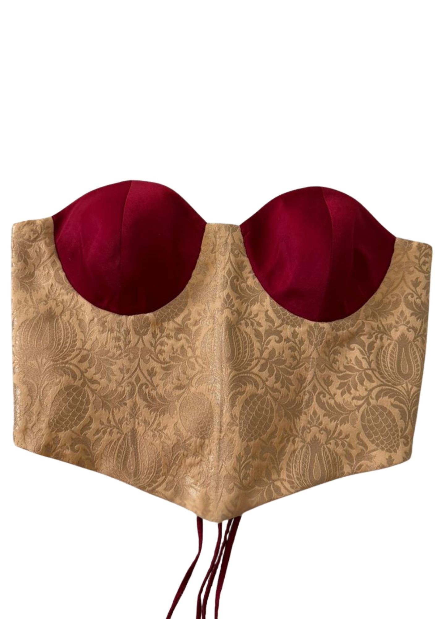 BANARASI BROCADE & SATIN CORSET