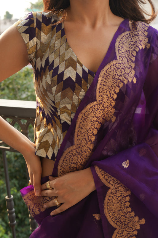 SILVER & GOLD BROCADE WAISTCOAT