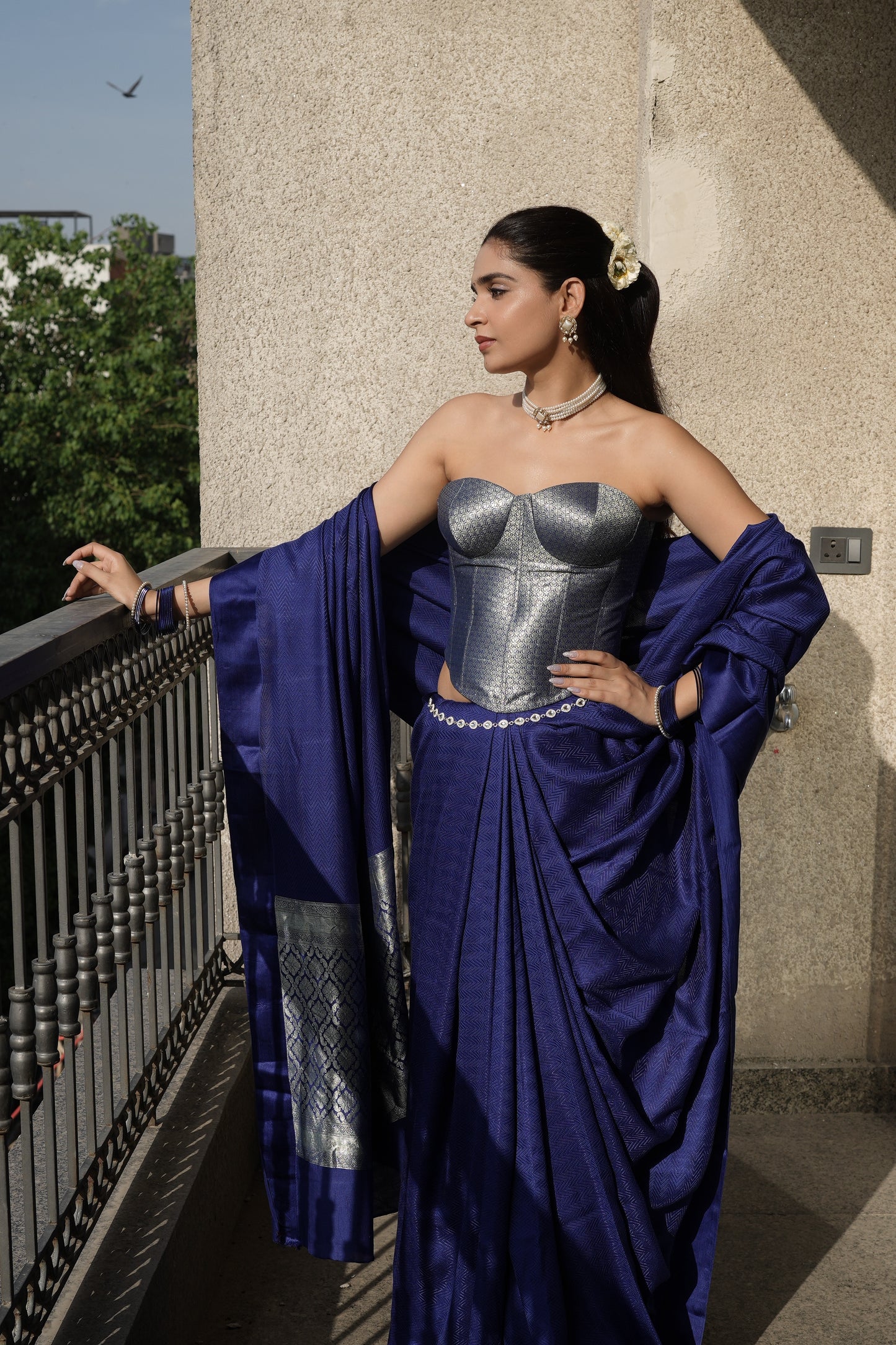 HANDWOVEN PURE CHINIYA SILK SAREE