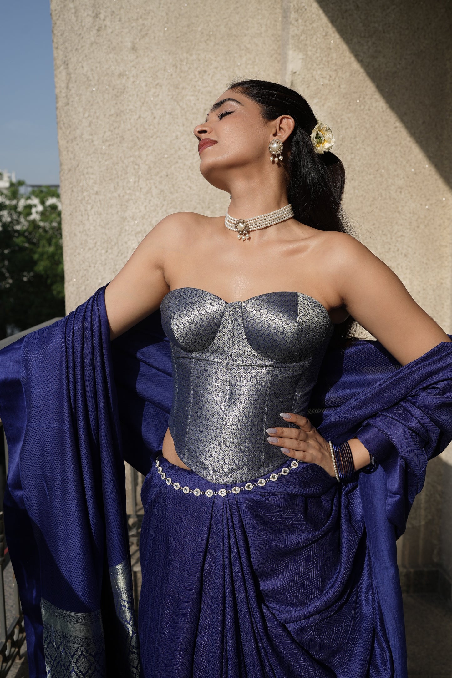HANDWOVEN PURE CHINIYA SILK SAREE