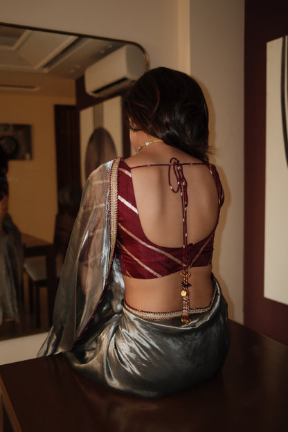 THE BANARASI BROCADE PANEL BLOUSE