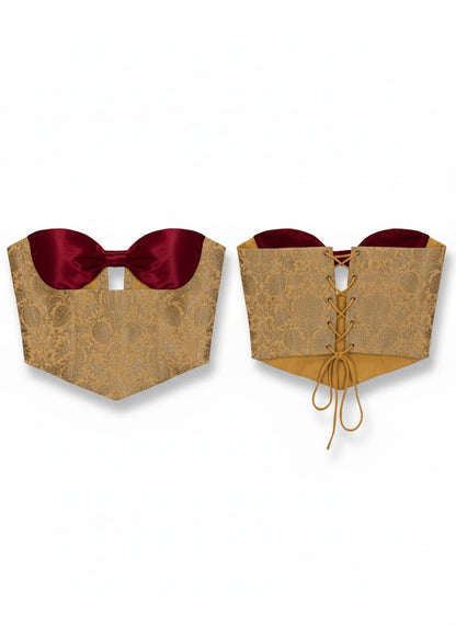 BANARASI BROCADE & SATIN CORSET