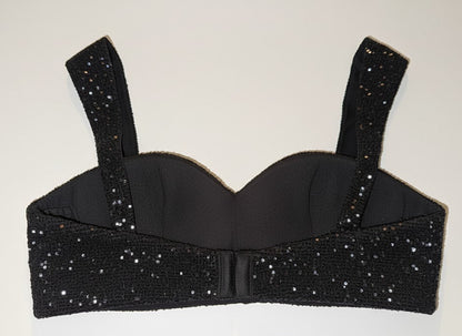 THE SEQUIN STATEMENT BLOUSE : Customizable, Padded & Party-Ready