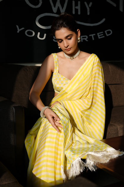 DESIGNER TIE-BACK BLOUSE