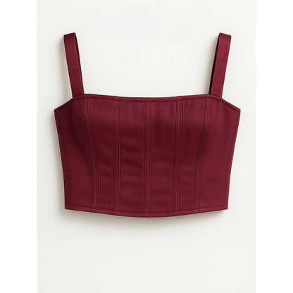 SOFT SATIN SILK CORSET