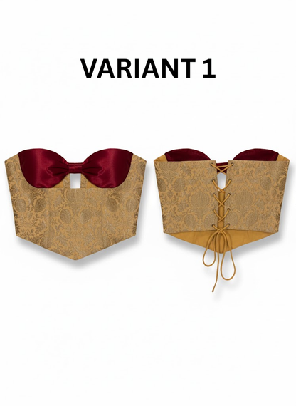 BANARASI BROCADE & SATIN CORSET