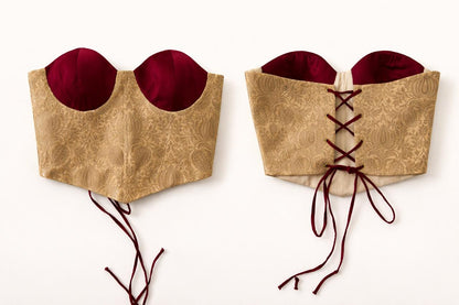 BANARASI BROCADE & SATIN CORSET